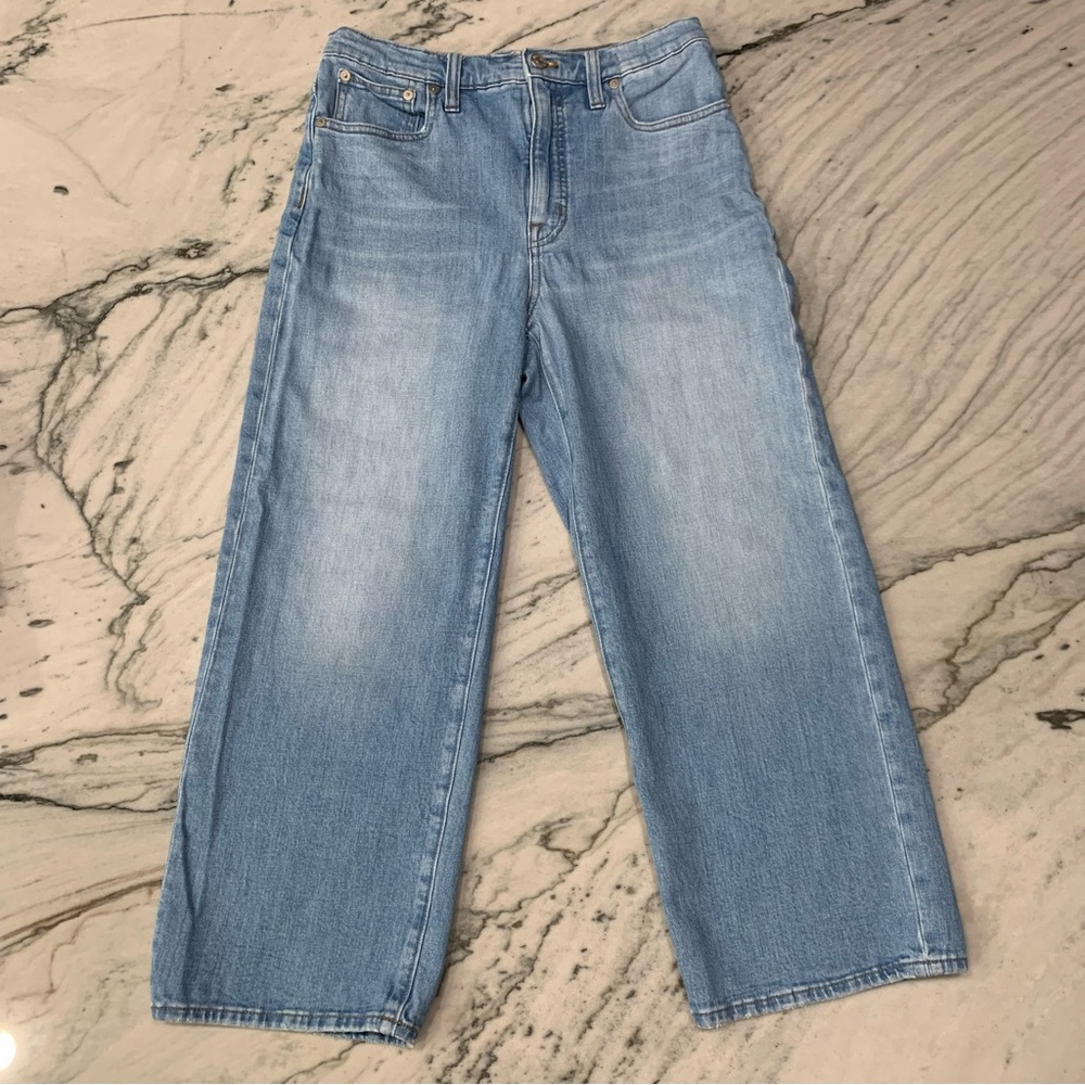 Madewell Slim Wide-Leg Crop Jeans, Women’s Size 28